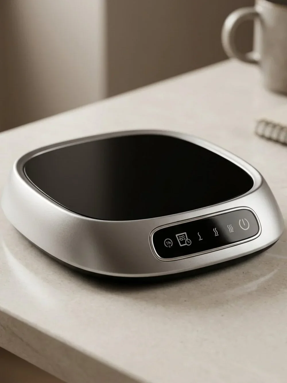 Constant Temperature Heating Coaster Touch Switch Adjustable Temperature